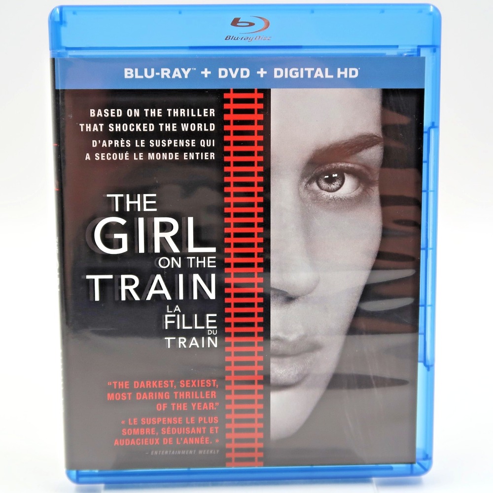 The Girl On The Train Blu-ray DVD 2016 Emily Blunt Universal Mystery Thriller